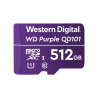 WESTERN DIGITAL MicroSD 512Go Purple