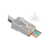 Prise réseau MicroConnect Modular Easy-Connect FTP CAT6a RJ45 50 Pieces