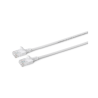 MicroConnect U/UTP CAT6A Slim 0.25M Blanc