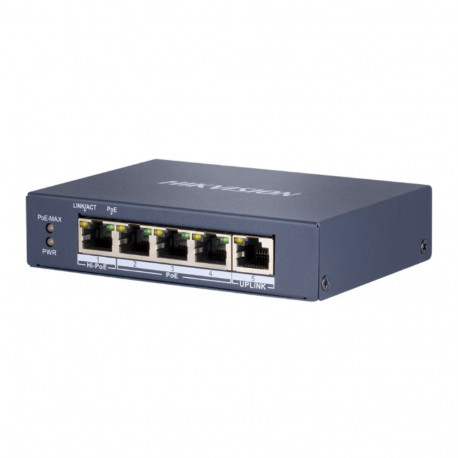 DS-3E0505P-E - Commutateur réseau 5 ports - 4 ports PoE Gigabit