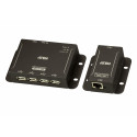 Aten Système d'extension CAT 5 USB 2.0 à 4 Ports (jusqu'à 50 m)