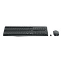 Logitech MK235 clavier Souris incluse Universel USB AZERTY Français Gris